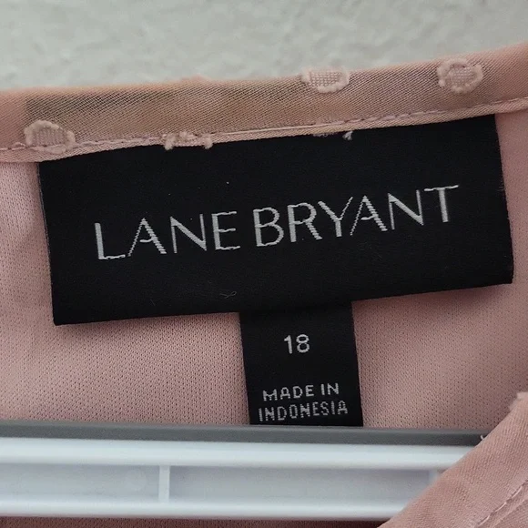 Pink pretty Blouse from Lane Bryant - Picture 3 of 4